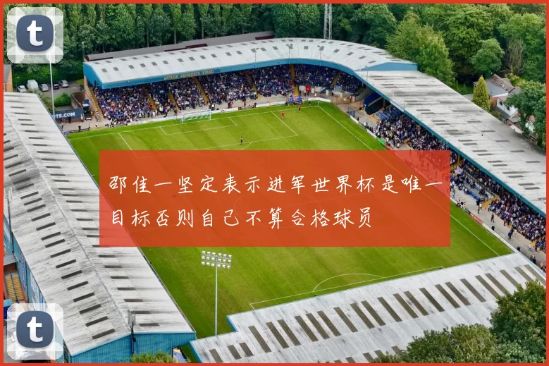 邵佳一坚定表示进军世界杯是唯一目标否则自己不算合格球员